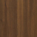 Mikrowellenumbauschrank Braun Eichen-Optik 60X57X207 Cm